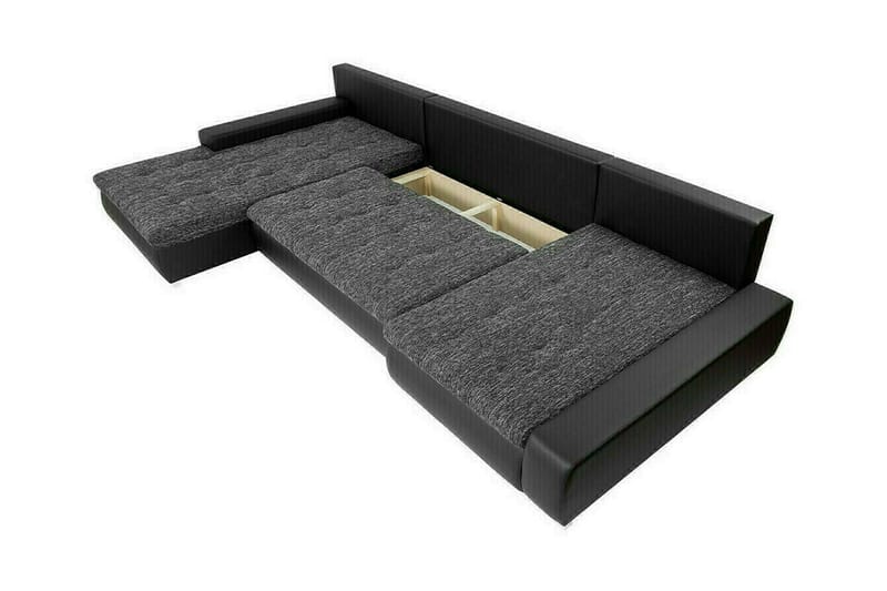 Kintore 4-sits Hörnbäddsoffa NO_BRAND Dark grey - Möbler - Soffa - Bäddsoffa