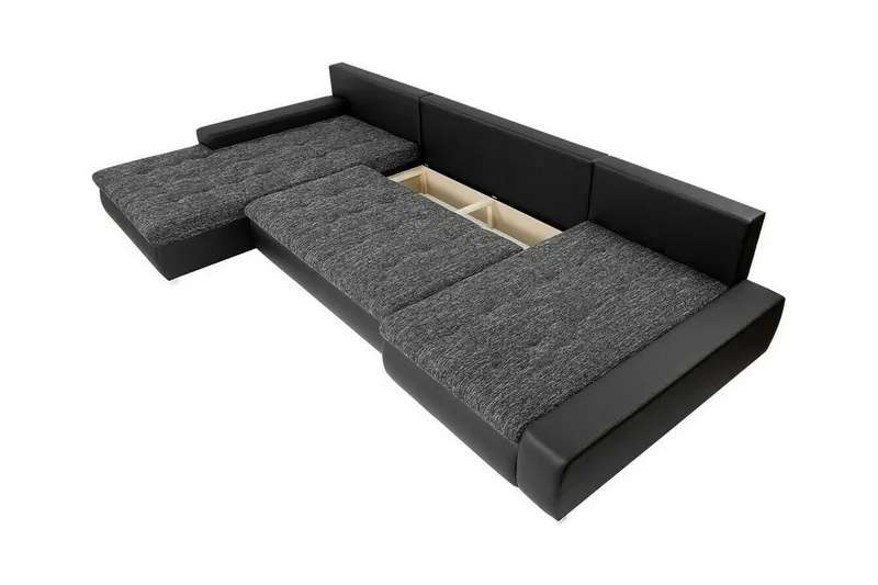 Kintore 4-sits Hörnbäddsoffa NO_BRAND Wine red - Möbler - Soffa - Bäddsoffa