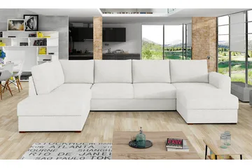 Kintore 4-sits Hörnbäddsoffa White - Möbler - Soffa - Bäddsoffa