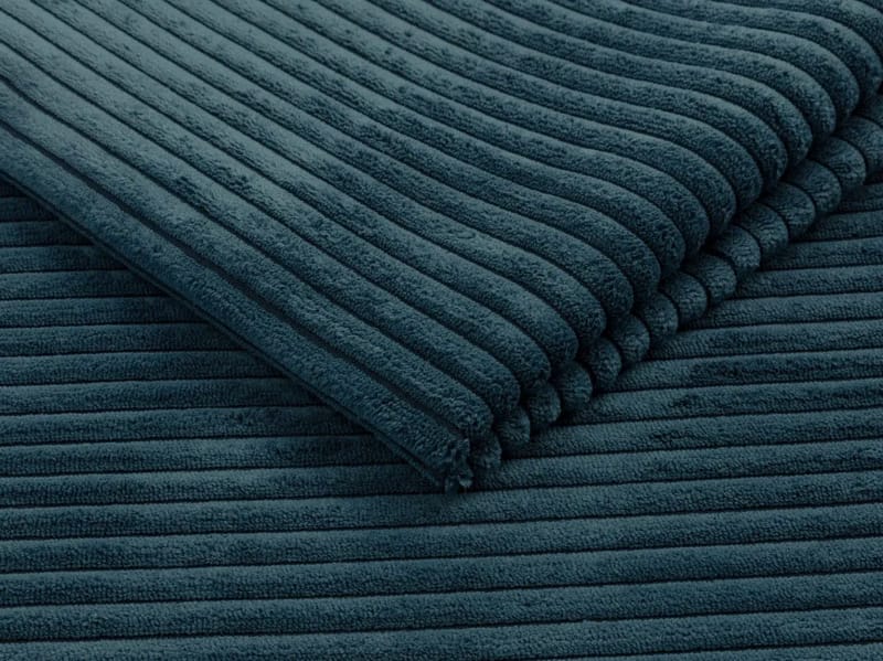 Kintore 4-sits U-formad Hörnbäddsoffa med Schäslong i Tyg - Blå - Möbler - Soffa - Bäddsoffa