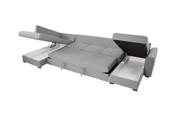 Kintore 6-sits Hörnbäddsoffa White - Möbler - Soffa - Bäddsoffa
