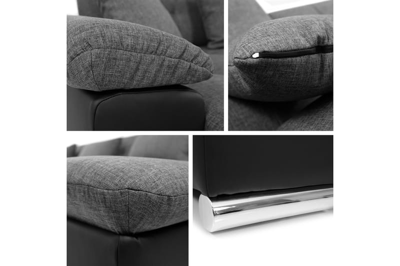 Kinzer Bäddsoffa Dubbeldivan 4-sits - Grå - Möbler - Soffa - Bäddsoffa