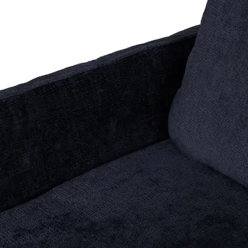 Klevor Vändbar L-formad Hörnbäddsoffa 132x198 cm med Förvaring i Tyg - Blå - Möbler - Soffa - Bäddsoffa