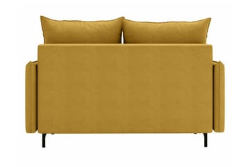 Knocklong 2-sits Bäddsoffa 129x140 cm med Förvaring i Sammet - Terrakotta - Möbler - Soffa - Bäddsoffa