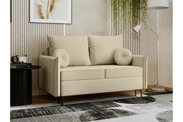 Knocklong 2-sits Bäddsoffa - Cream - Möbler - Soffa - Bäddsoffa