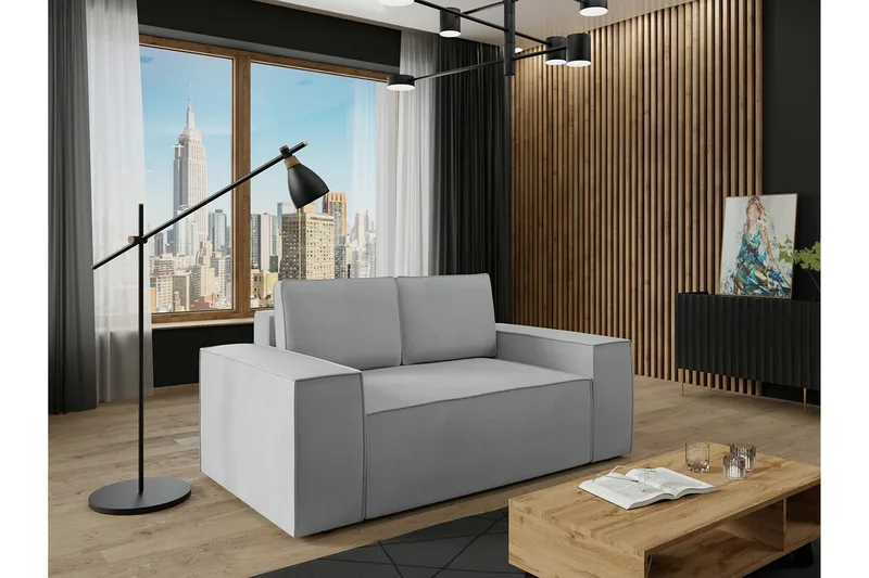 Knocklong 2-sits Bäddsoffa - Grå - Möbler - Soffa - Bäddsoffa