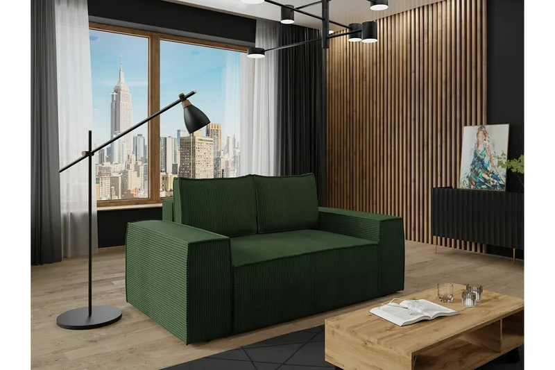 Knocklong 2-sits Bäddsoffa - Grön - Möbler - Soffa - Bäddsoffa