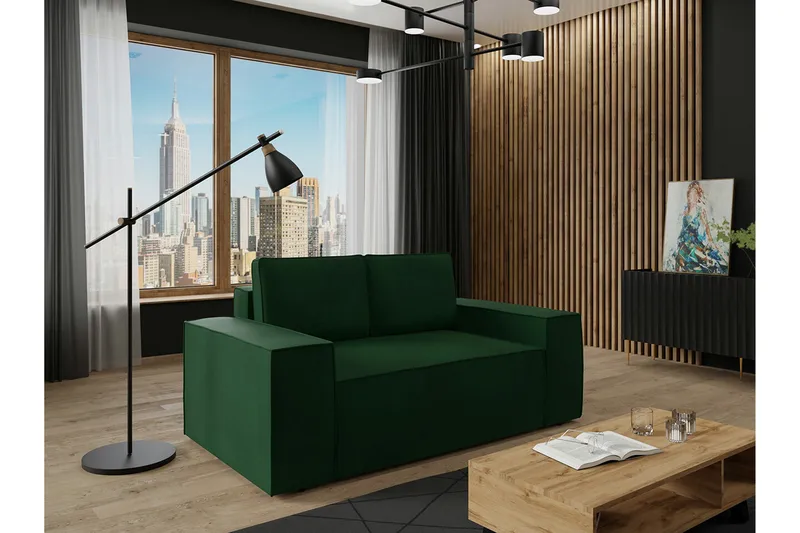 Knocklong 2-sits Bäddsoffa - Grön - Möbler - Soffa - Bäddsoffa