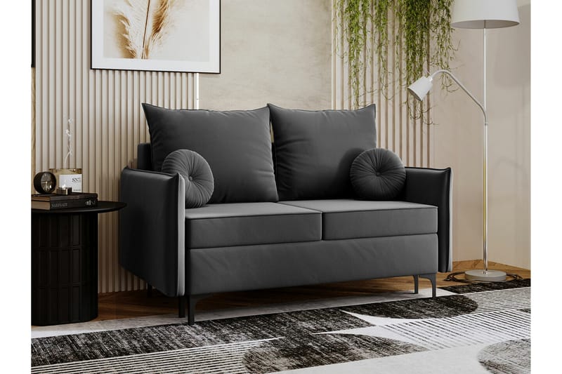 Knocklong 2-sits Bäddsoffa - Mörkgrå - Möbler - Soffa - Bäddsoffa