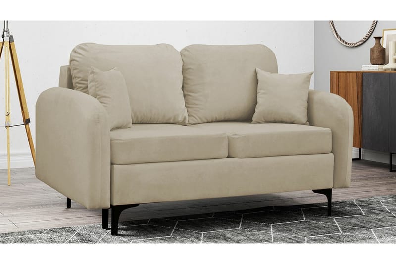 Knocklong 2-sits Bäddsoffa NO_BRAND beige - Möbler - Soffa - Bäddsoffa