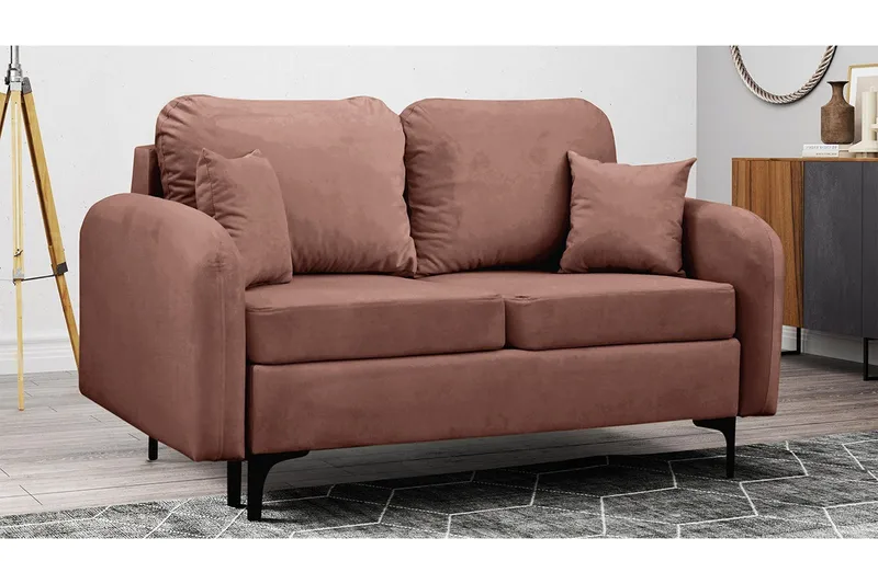 Knocklong 2-sits Bäddsoffa NO_BRAND Brown - Möbler - Soffa - Bäddsoffa