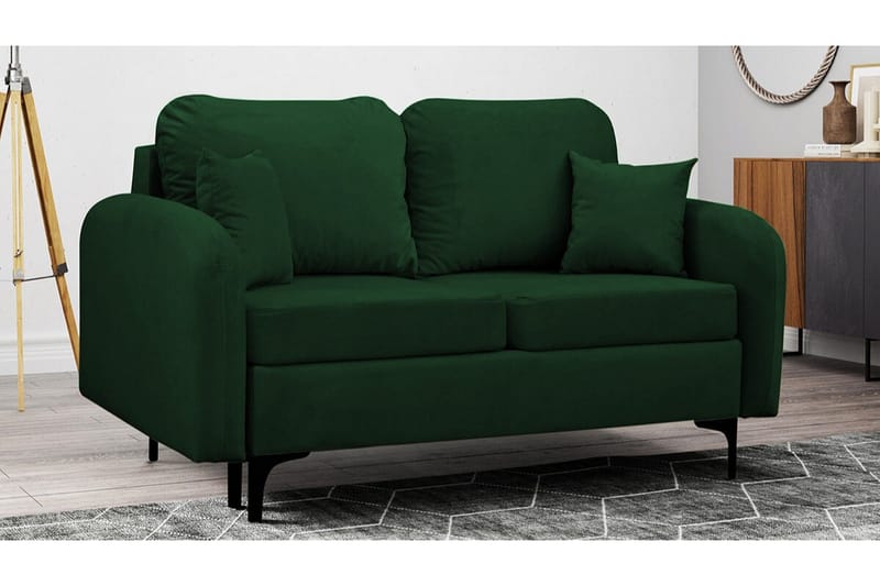 Knocklong 2-sits Bäddsoffa NO_BRAND Dark green - Möbler - Soffa - Bäddsoffa