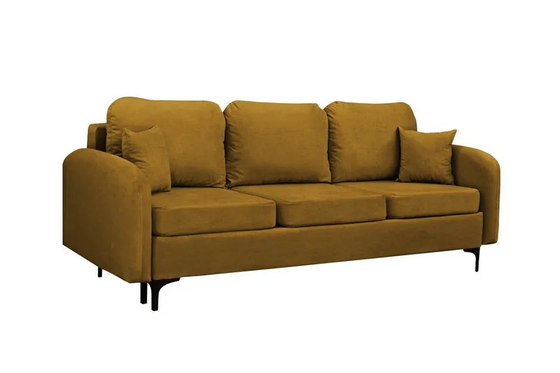 Knocklong 2-sits Bäddsoffa NO_BRAND Yellow-Green, undefined