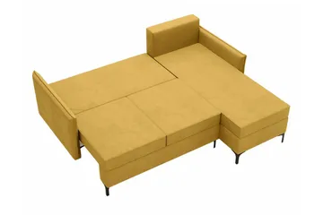 Knocklong 3-sits Hörnbäddsoffa - Blå - Möbler - Soffa - Bäddsoffa