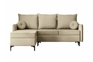 Knocklong 3-sits Hörnbäddsoffa - Cream - Möbler - Soffa - Bäddsoffa