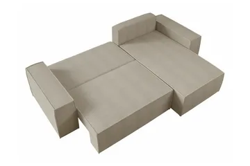 Knocklong 3-sits Hörnbäddsoffa - Cream - Möbler - Soffa - Bäddsoffa