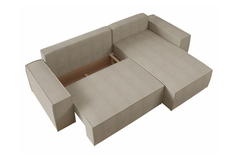 Knocklong 3-sits Hörnbäddsoffa - Cream - Möbler - Soffa - Bäddsoffa
