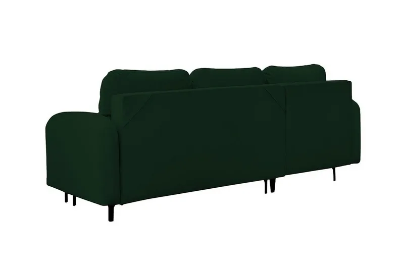 Knocklong 3-sits Hörnbäddsoffa Dark green - Möbler - Soffa - Bäddsoffa
