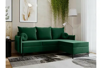 Knocklong 3-sits Hörnbäddsoffa - Grön - Möbler - Soffa - Bäddsoffa