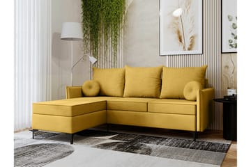 Knocklong 3-sits Hörnbäddsoffa - Gul - Möbler - Soffa - Bäddsoffa