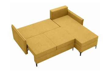 Knocklong 3-sits Hörnbäddsoffa - Gul - Möbler - Soffa - Bäddsoffa