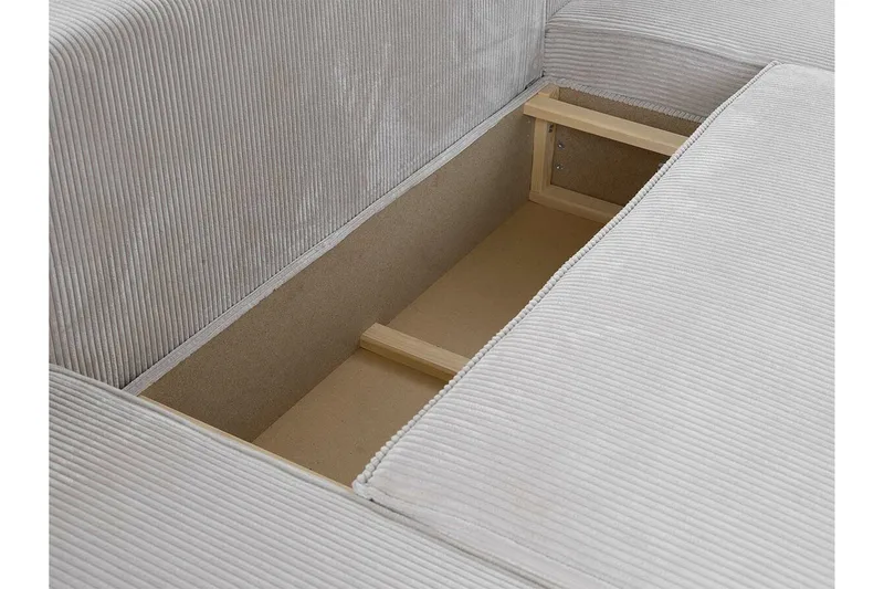 Knocklong 3-sits Hörnbäddsoffa - Ljusbrun - Möbler - Soffa - Bäddsoffa