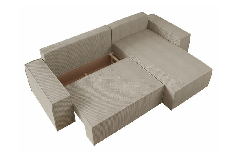 Knocklong 3-sits Hörnbäddsoffa - Ljusgrå - Möbler - Soffa - Bäddsoffa