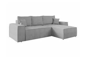 Knocklong 3-sits Hörnbäddsoffa - Ljusgrå - Möbler - Soffa - Bäddsoffa