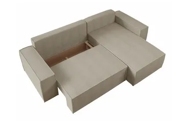 Knocklong 3-sits Hörnbäddsoffa - Mörkgrå - Möbler - Soffa - Bäddsoffa