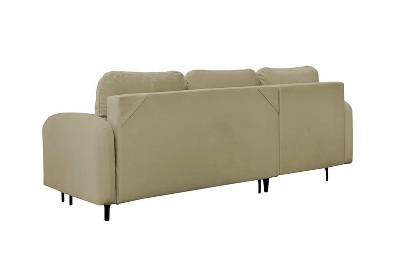 Knocklong 3-sits Hörnbäddsoffa NO_BRAND beige - Möbler - Soffa - Bäddsoffa