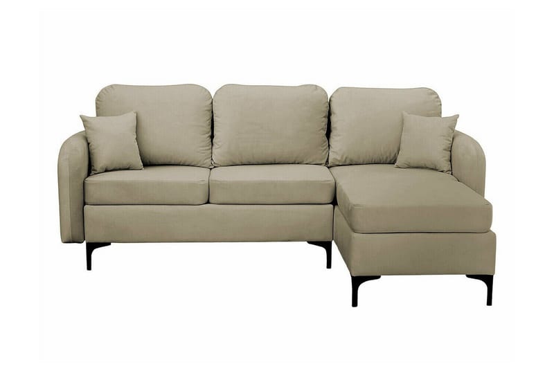 Knocklong 3-sits Hörnbäddsoffa NO_BRAND beige - Möbler - Soffa - Bäddsoffa