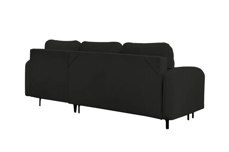Knocklong 3-sits Hörnbäddsoffa NO_BRAND Black - Möbler - Soffa - Bäddsoffa