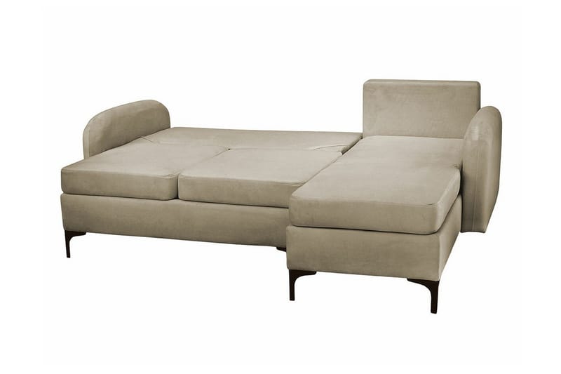 Knocklong 3-sits Hörnbäddsoffa NO_BRAND Black - Möbler - Soffa - Bäddsoffa