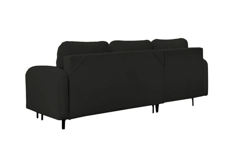 Knocklong 3-sits Hörnbäddsoffa NO_BRAND Black - Möbler - Soffa - Bäddsoffa