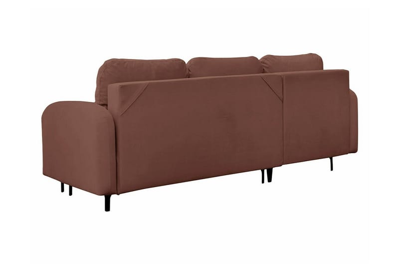 Knocklong 3-sits Hörnbäddsoffa NO_BRAND Brown - Möbler - Soffa - Bäddsoffa