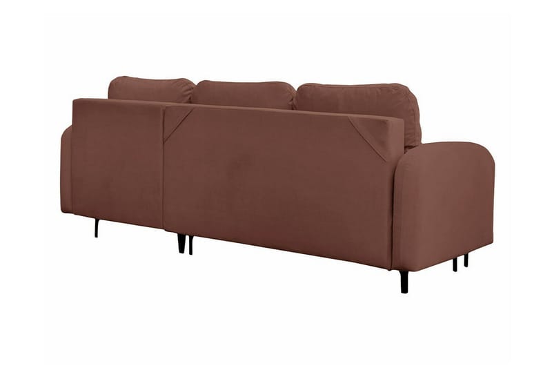Knocklong 3-sits Hörnbäddsoffa NO_BRAND Brown - Möbler - Soffa - Bäddsoffa