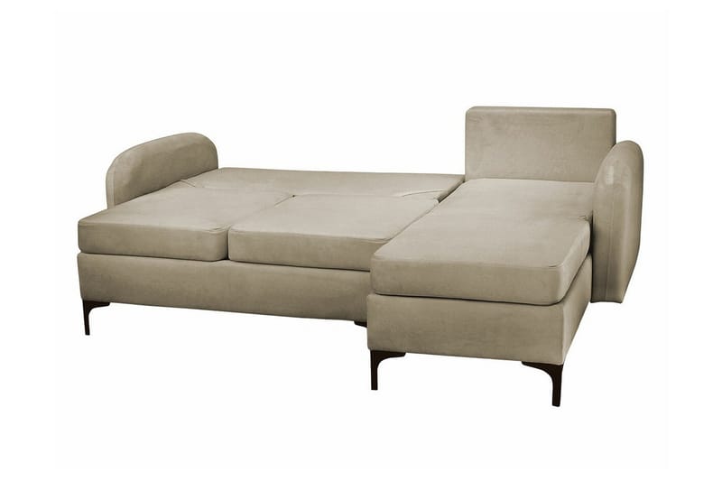 Knocklong 3-sits Hörnbäddsoffa NO_BRAND Brown - Möbler - Soffa - Bäddsoffa