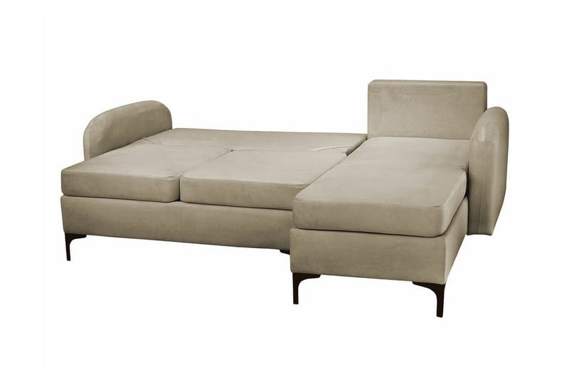 Knocklong 3-sits Hörnbäddsoffa NO_BRAND Dark grey - Möbler - Soffa - Bäddsoffa