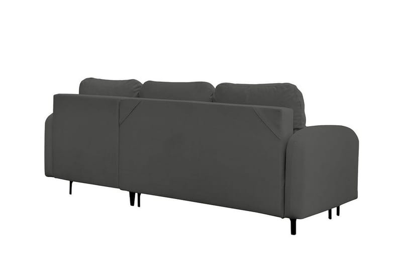 Knocklong 3-sits Hörnbäddsoffa NO_BRAND Dark grey - Möbler - Soffa - Bäddsoffa