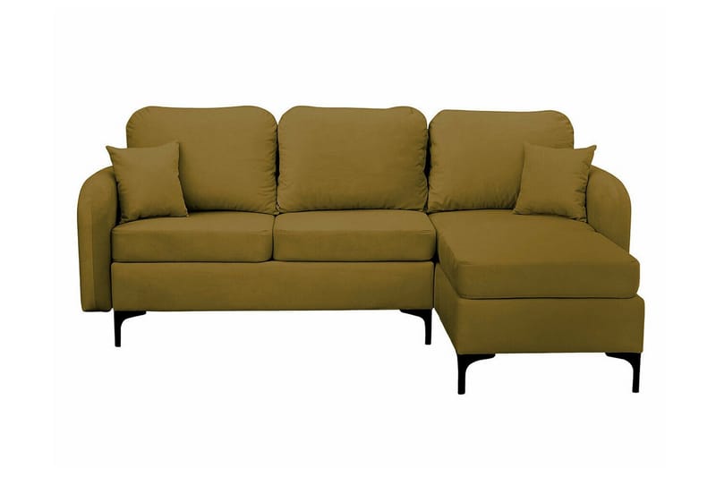 Knocklong 3-sits Hörnbäddsoffa NO_BRAND Yellow-Green - Möbler - Soffa - Bäddsoffa