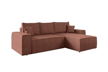 Knocklong 3-sits Hörnbäddsoffa - Rosa - Möbler - Soffa - Bäddsoffa