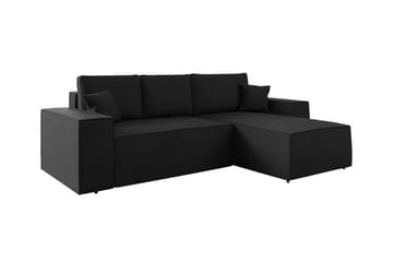 Knocklong 3-sits Hörnbäddsoffa - Svart - Möbler - Soffa - Bäddsoffa