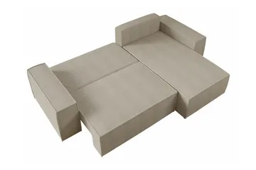 Knocklong 3-sits Hörnbäddsoffa - Svart - Möbler - Soffa - Bäddsoffa