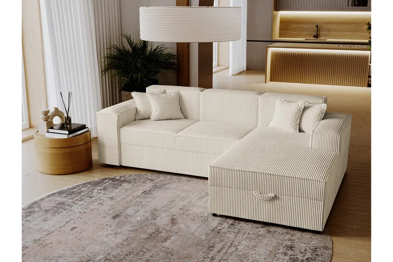 Knocklong 3-sits Hörnbäddsoffa - Möbler - Soffa - Bäddsoffa