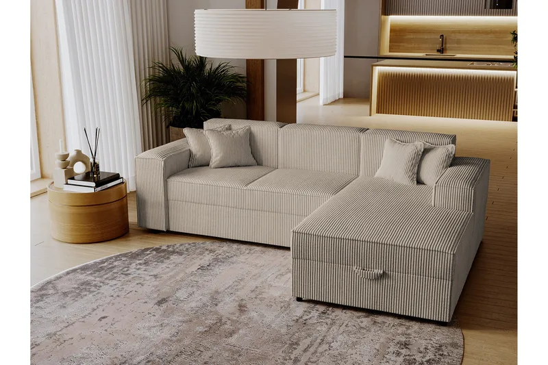 Knocklong 3-sits Hörnbäddsoffa - Möbler - Soffa - Bäddsoffa