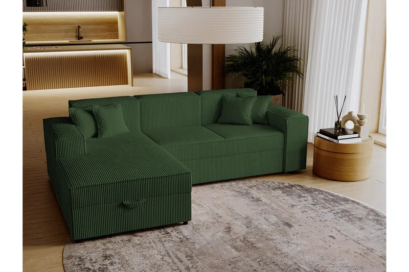 Knocklong 3-sits Hörnbäddsoffa - Möbler - Soffa - Bäddsoffa