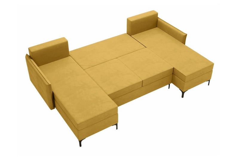 Knocklong 4-sits Hörnbäddsoffa - Blå - Möbler - Soffa - Bäddsoffa