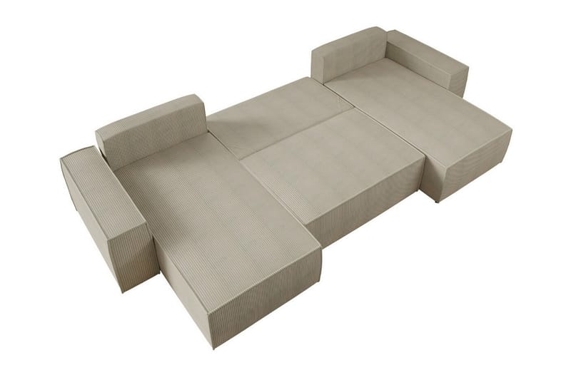 Knocklong 4-sits Hörnbäddsoffa - Blå - Möbler - Soffa - Bäddsoffa