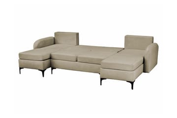 Knocklong 4-sits Hörnbäddsoffa Black - Möbler - Soffa - Bäddsoffa