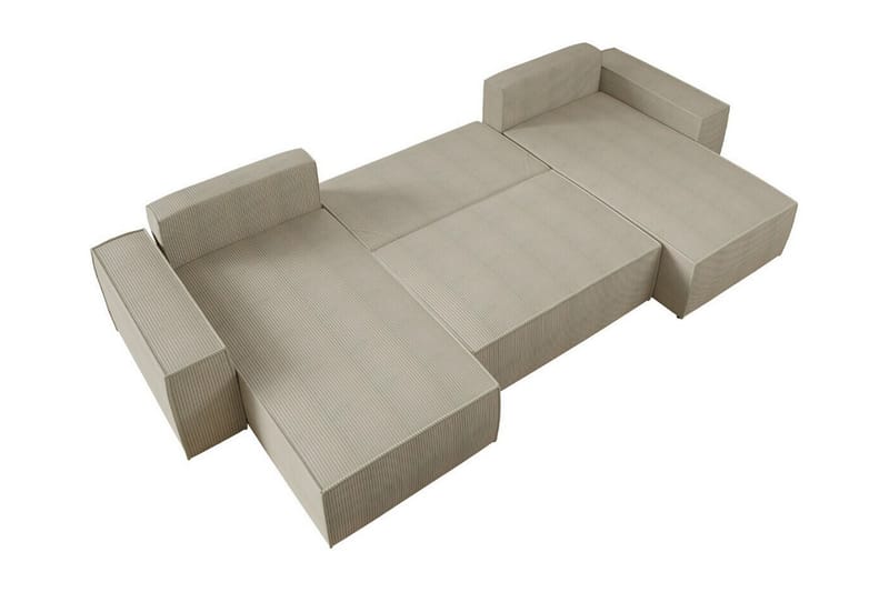 Knocklong 4-sits Hörnbäddsoffa - Grå - Möbler - Soffa - Bäddsoffa